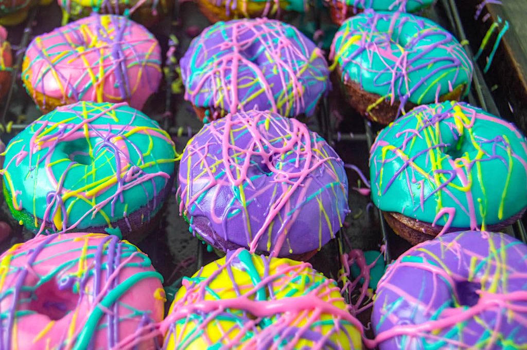 unicorn cake donuts