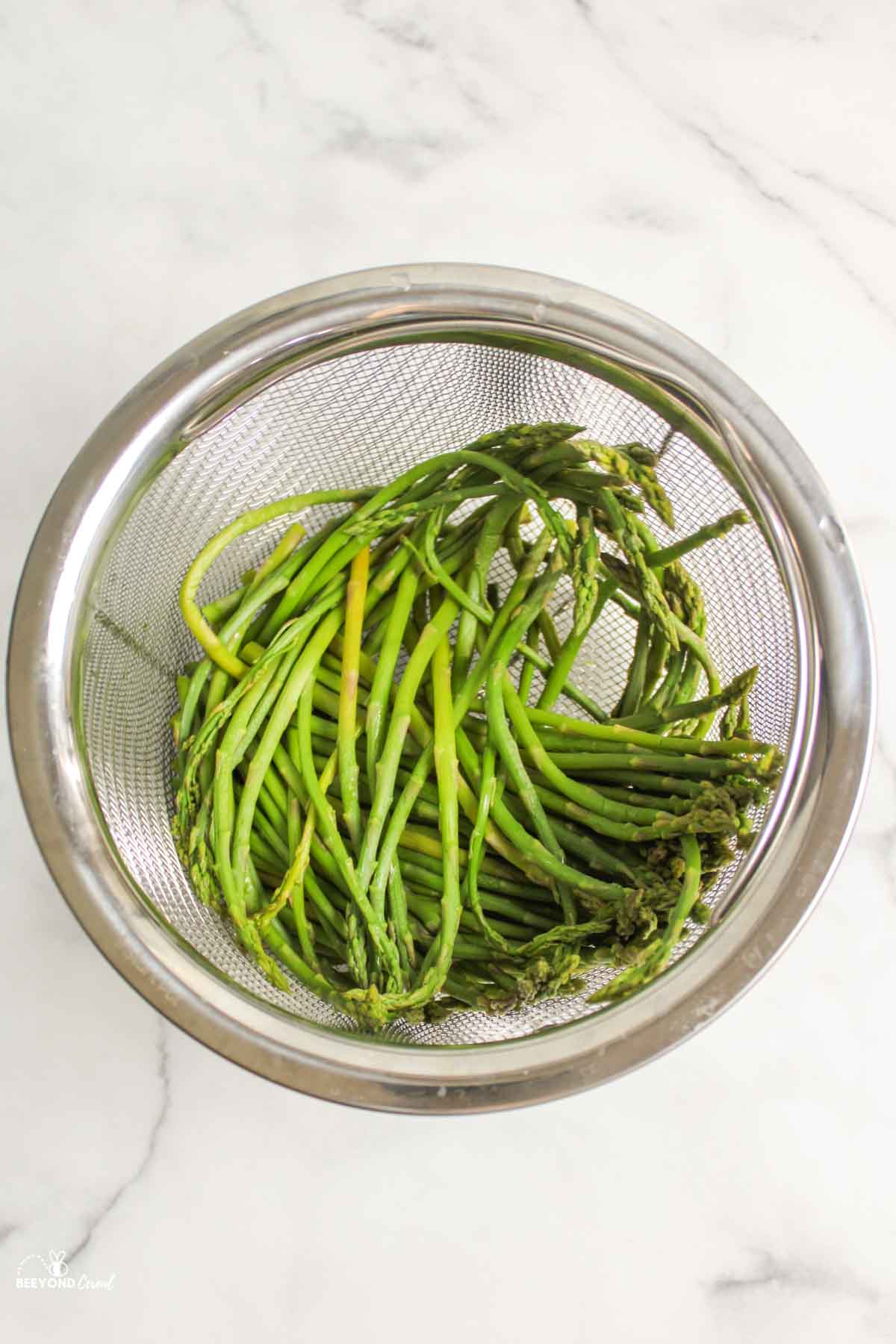steamed asparagus in instant pot steamer basket