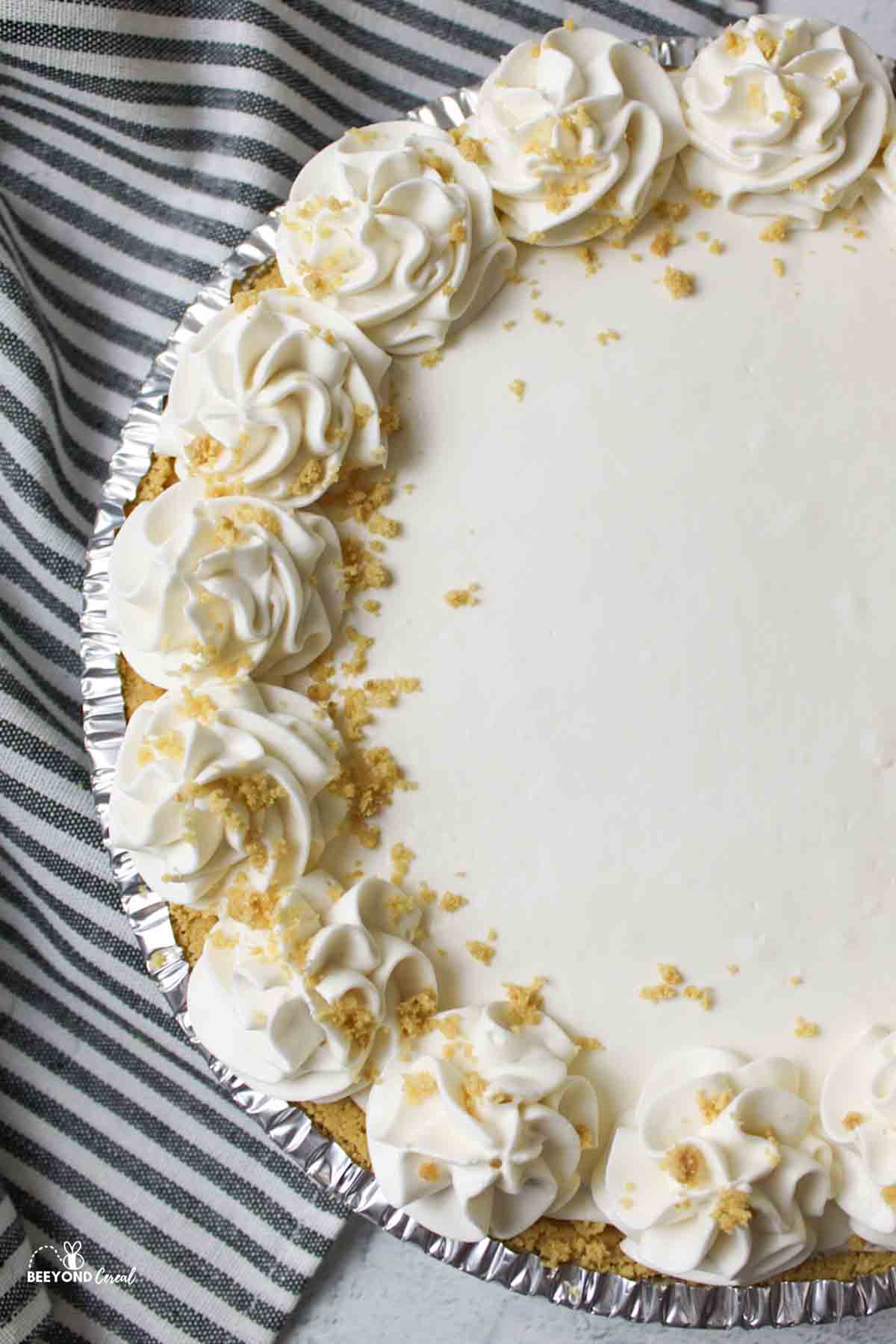 no bake strawberry cheesecake with strawberry glaze on top