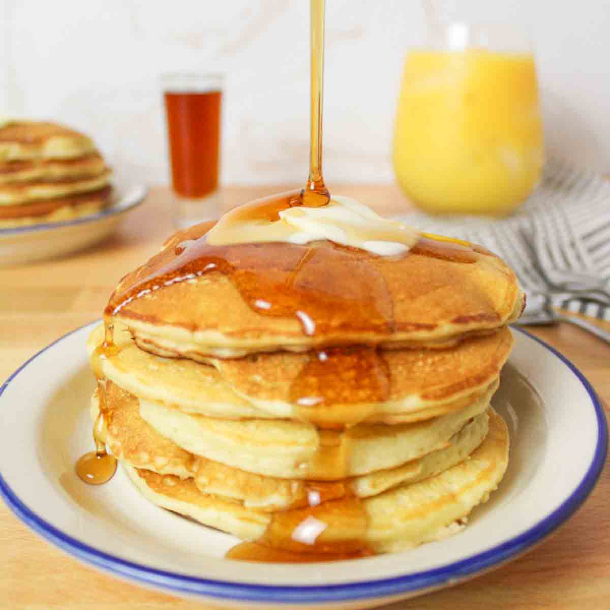 The BEST Sweet Cream Pancakes-image