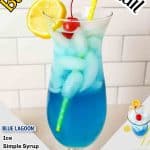 Blue Lagoon Mocktail promotional pic