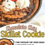 Chocolate Chip Skillet Cookie promotional pic