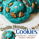 promotional graphic for cookie monster cookies