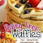 Dairy Free Waffles promotional pic