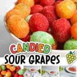 promotional image for candied sour grapes