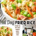 promotional images for Hot Dog Fried Rice