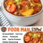 promotional images for Poor Man Stew