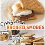 promotional images for Easy Oven Broiled Smores