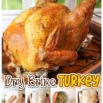 promotional graphic for Dry Brine Turkey