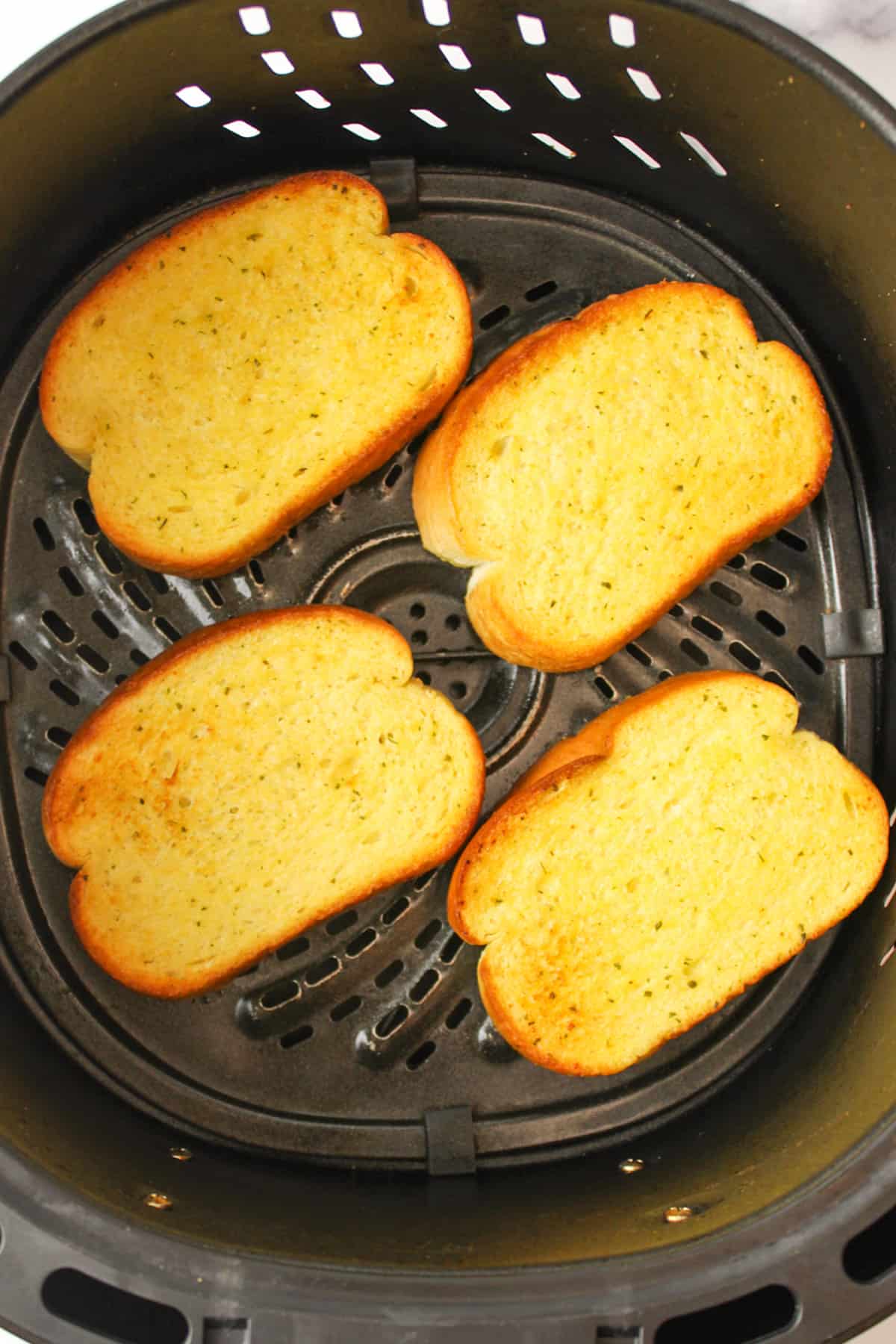 garlic toast in an air fryer