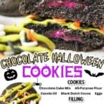 promotional image for Chocolate Halloween Cookies