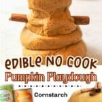 promotional image for Edible No Cook Pumpkin Playdough