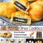 promotional graphic for Air Fryer Oreo Cookies