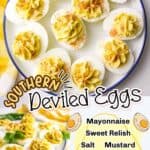 promotional graphic for Southern Deviled Eggs