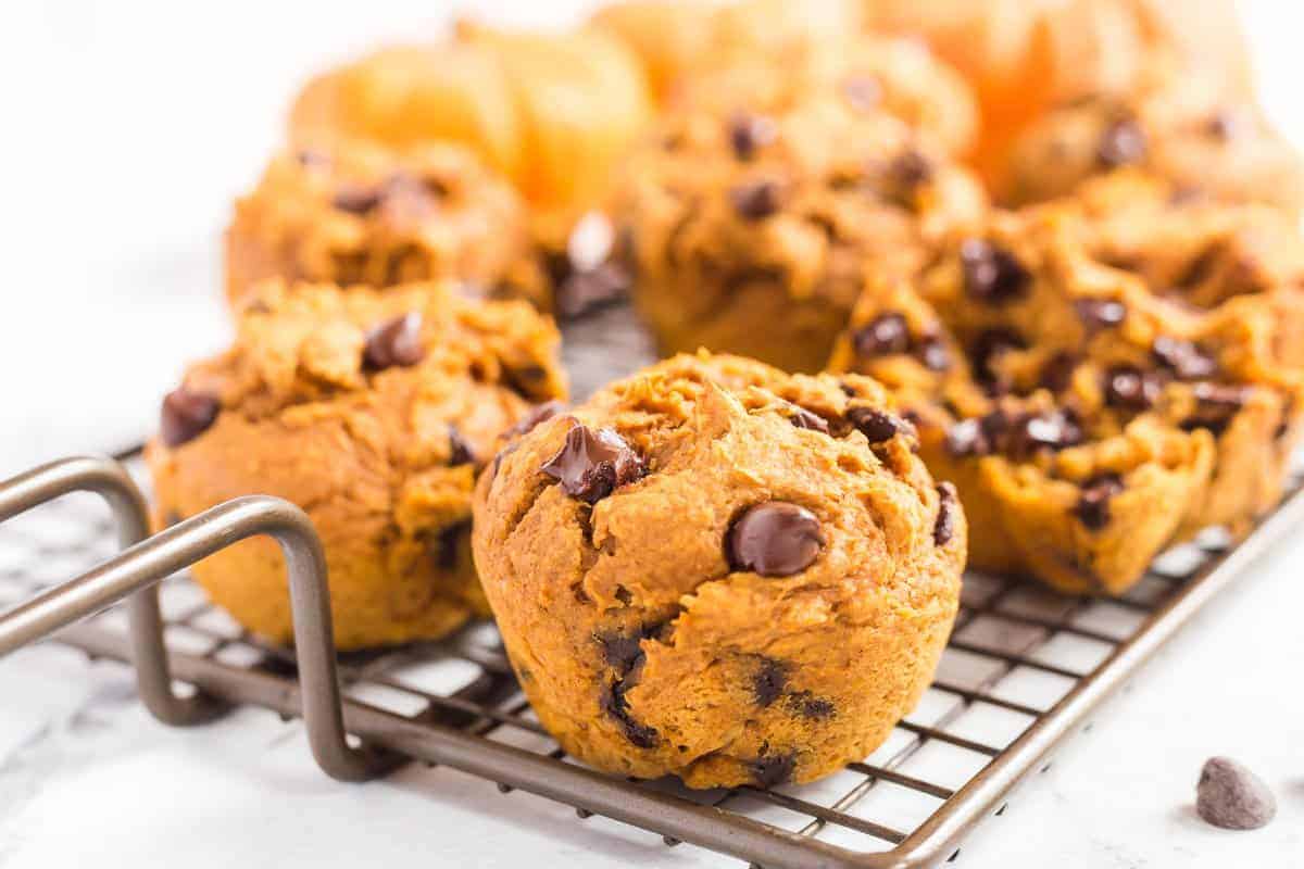 3 Ingredient Pumpkin Muffins by She’s Not Cooking