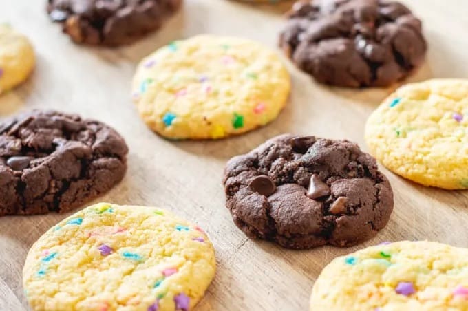 Cake Mix Cookies by Homan at Home