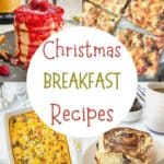 promotional graphic for Christmas breakfast ideas