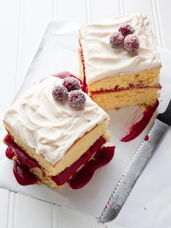 Cranberry Vanilla Dream Cake by Dessert for Two