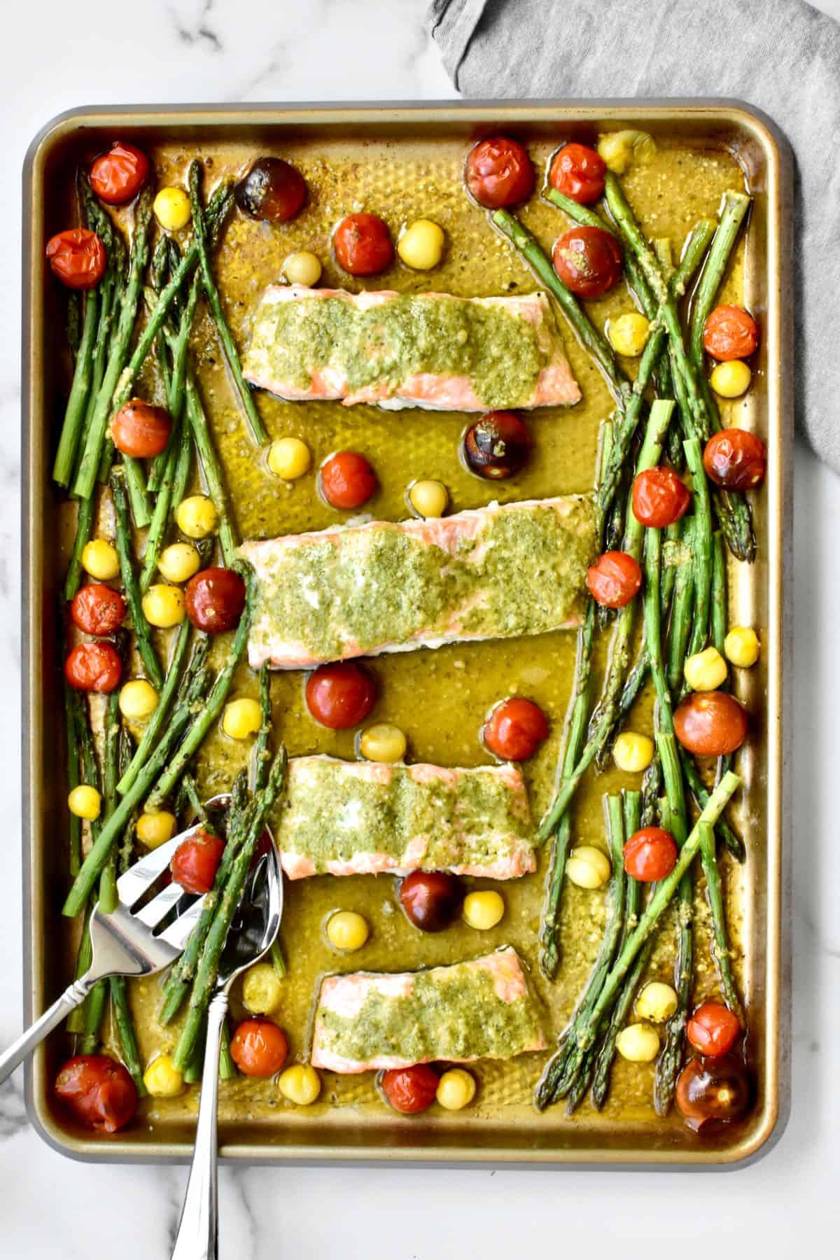 Pesto Butter Salmon by LoveFromTheTable