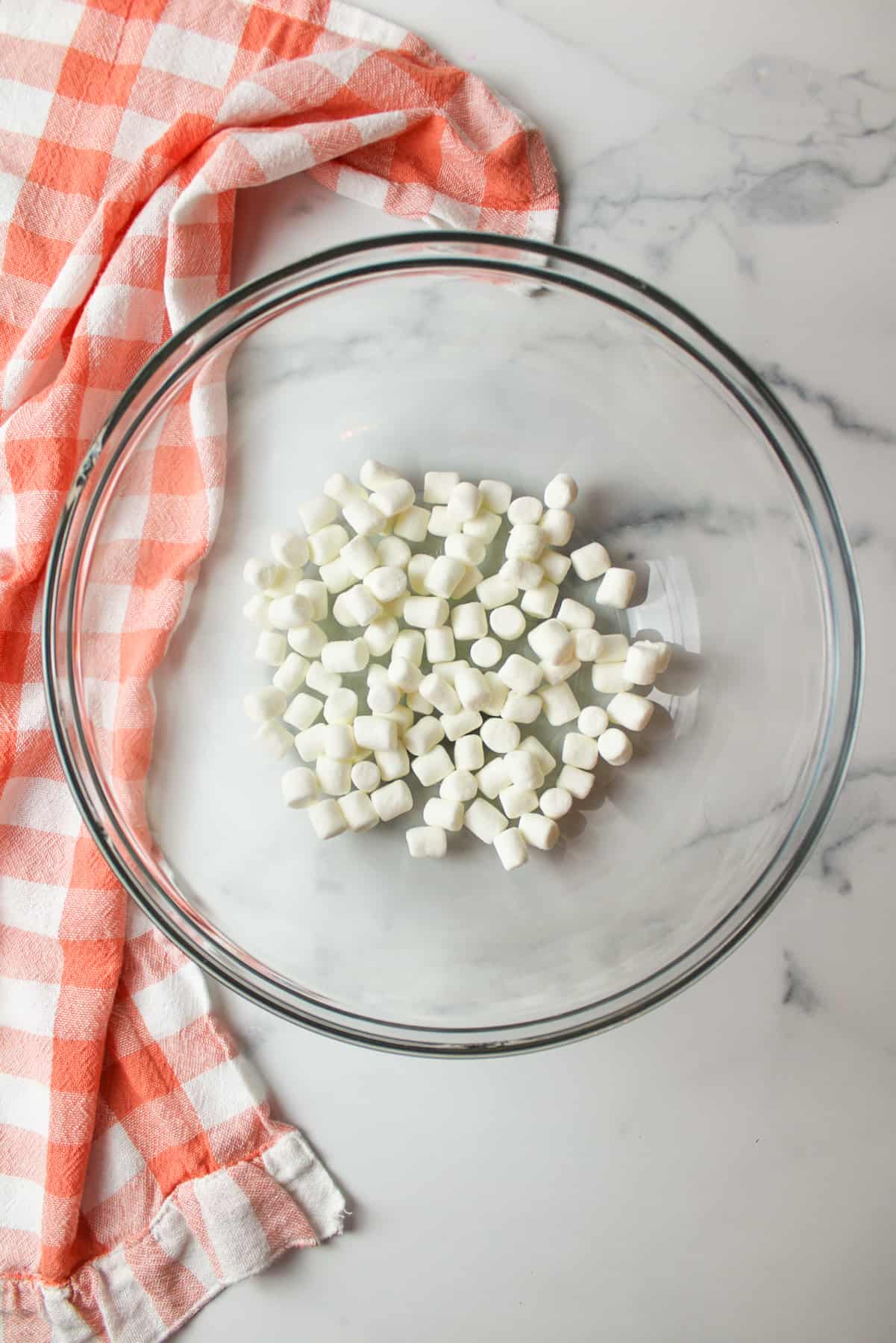 mini marshmallows in a bowl.