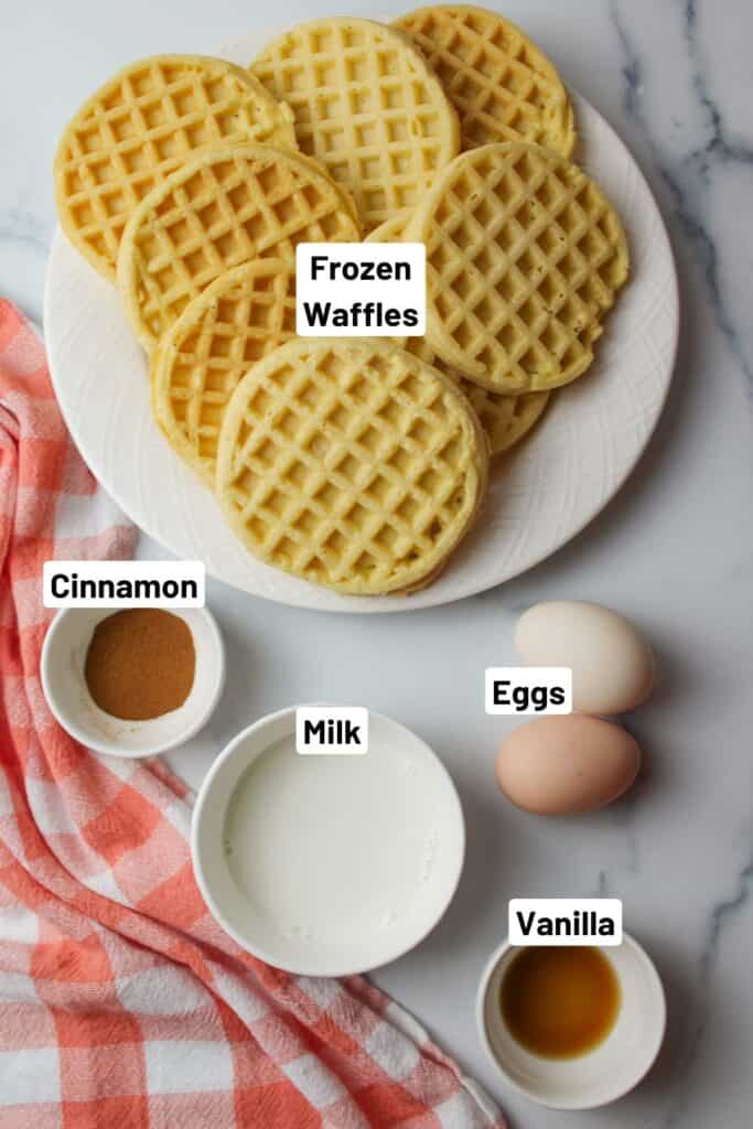 French Toast with Frozen Waffles - BeeyondCereal