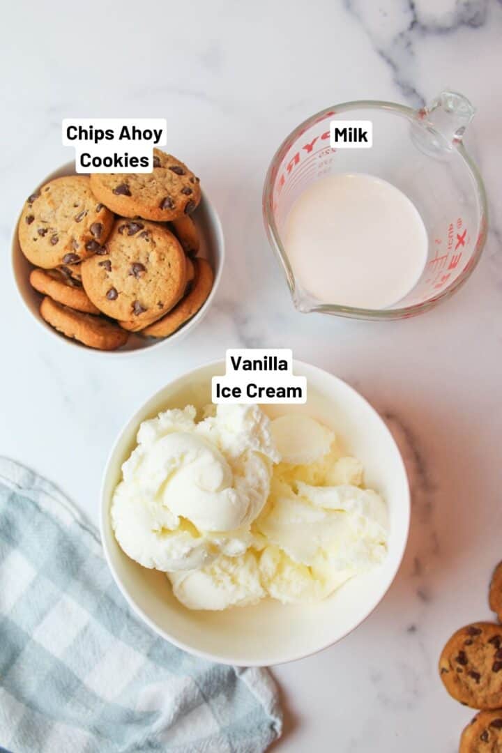 Chips Ahoy Milkshake - BeeyondCereal