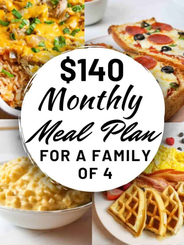 $200 Monthly Meal Plan for Family of 4 - BeeyondCereal