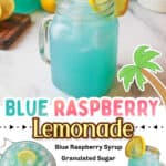 promotional graphic for Blue Raspberry Lemonade