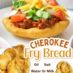 promotional graphic for Cherokee Fry Bread