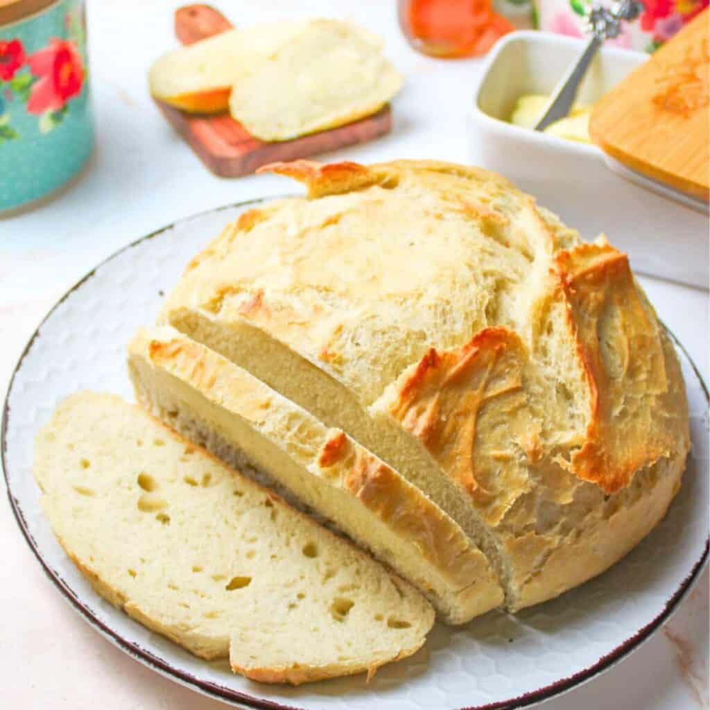 Rustic Sourdough Discard Bread - BeeyondCereal