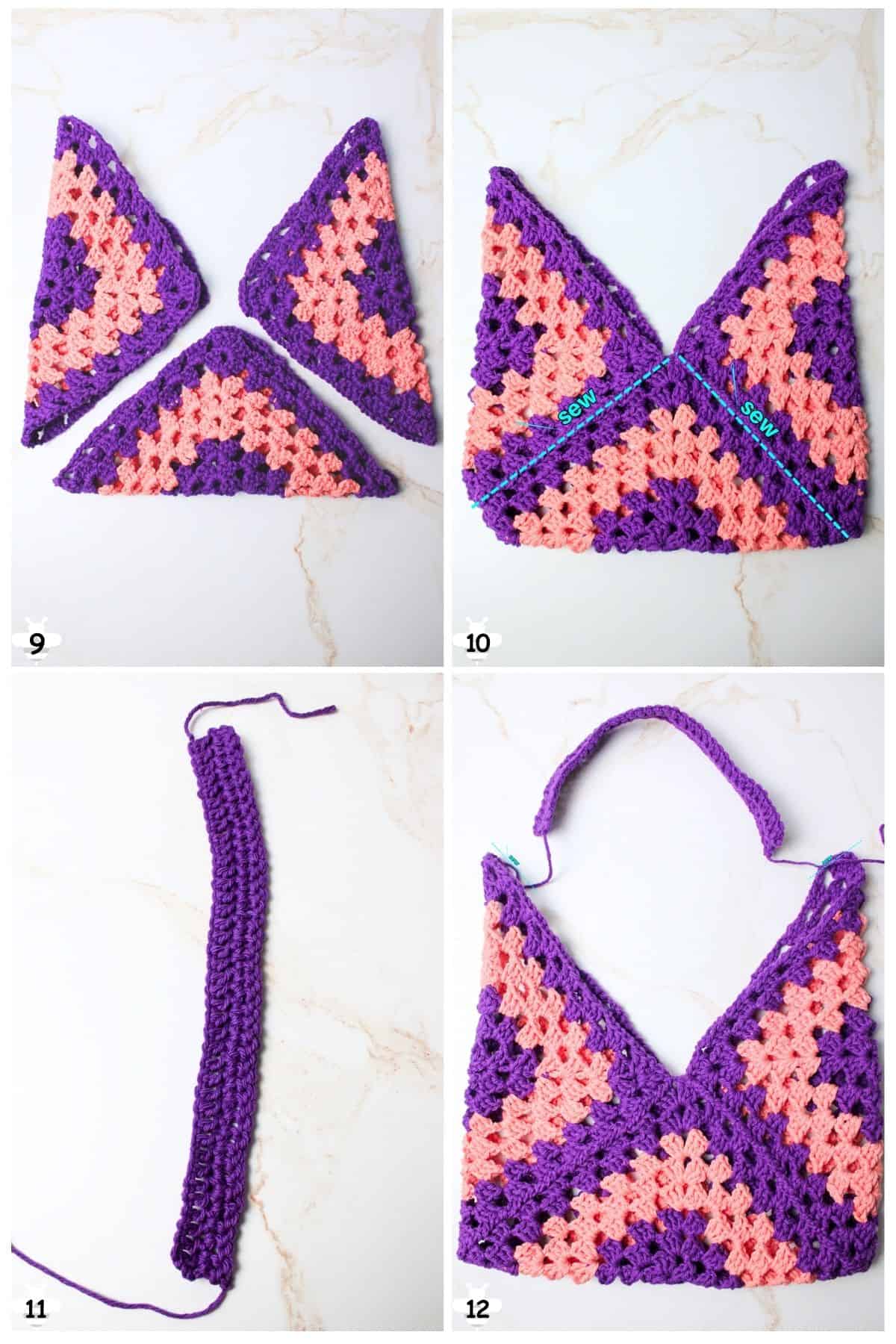 sew together and add optional handle.