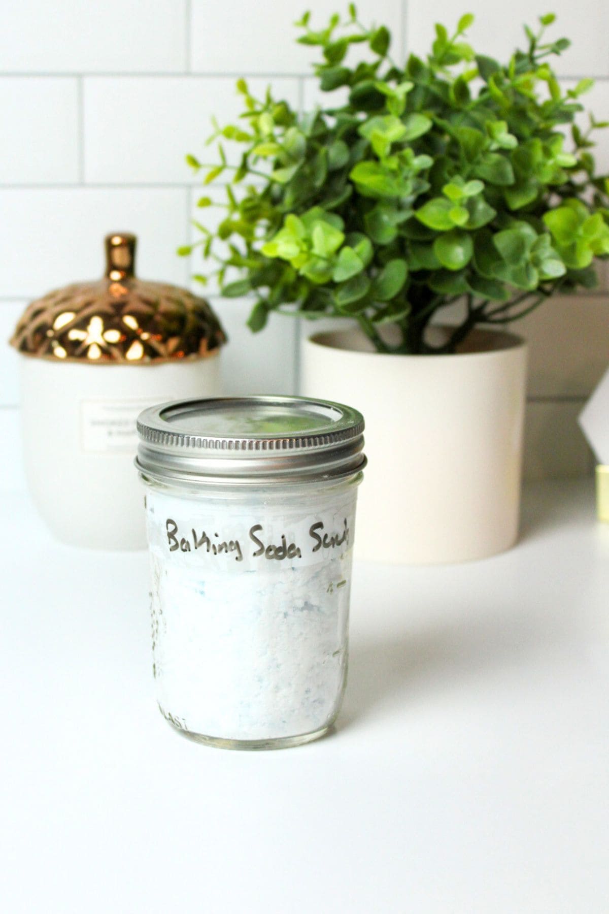 labeled jar of cleaning paste.