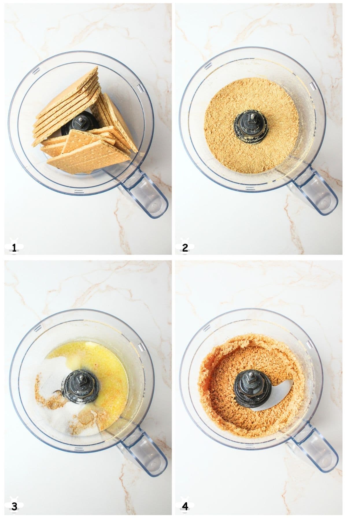 make crust in food processor.