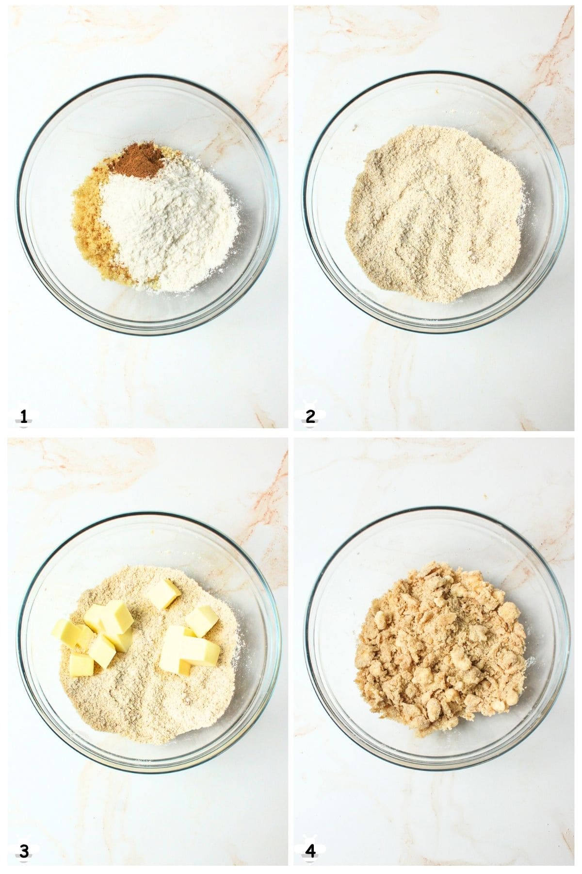 mix streusel topping.