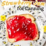 promotional graphic for strawberry jam.