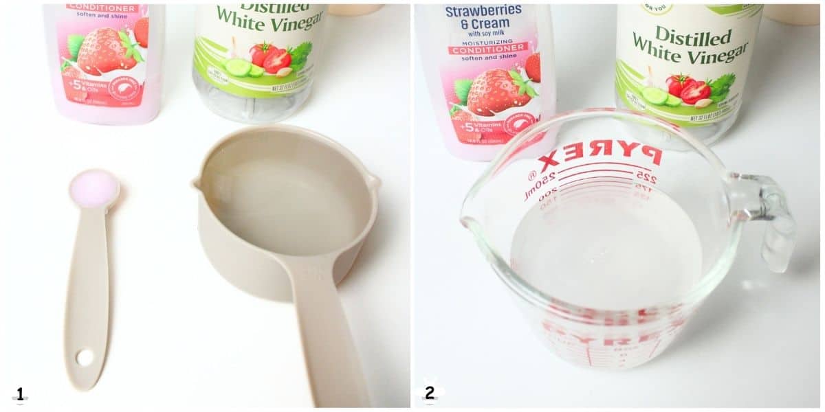 measure out ingredients and mix together.