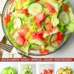 promotional graphic for iceberg salad.