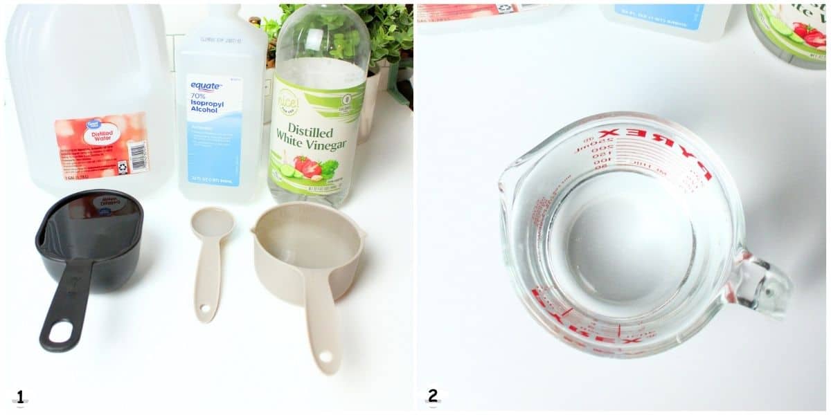 measure out ingredients and mix together.