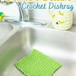 promotional grapihc for crochet dish rag.