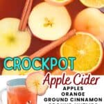 promotional graphic for crockpot apple cider.
