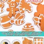promotional graphic for gingerbread cookies.