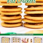 promotional graphic for rolo stuffed ritz crackers.